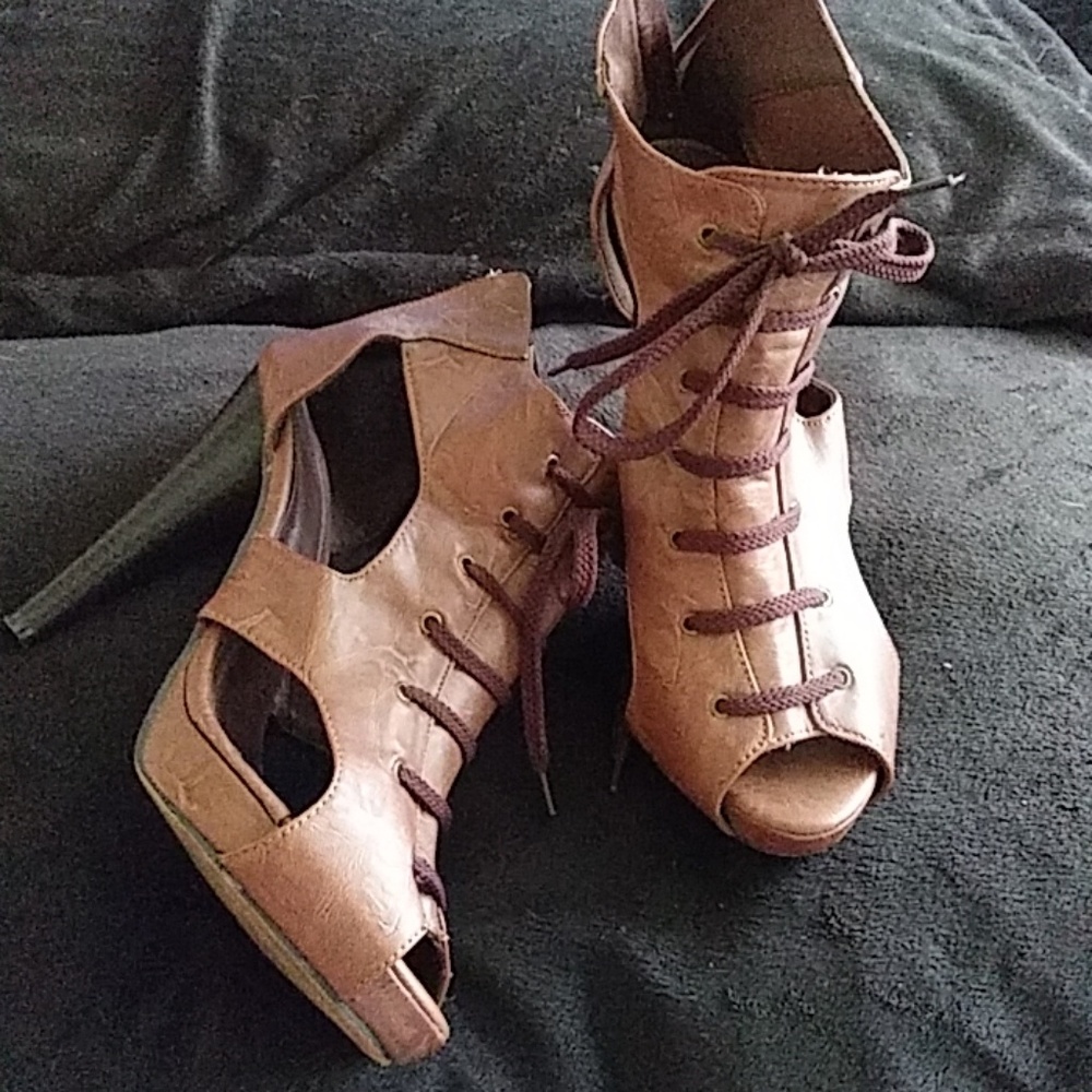 Lace up heels